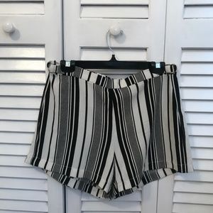 striped Calvin Klein shorts